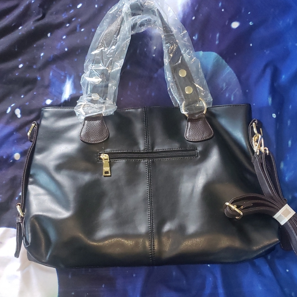 Chispaulo, Medium/Large, Black/Dark Brown Purse